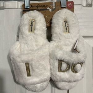 Bride slippers!